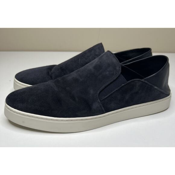 Vince Garvey Platform Convertible Sneakers Blue Suede Point Toe Women's 11M - Picture 3 of 9